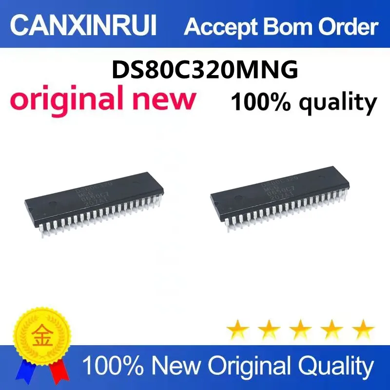 

DS80C320 DS80C320MNG DS80C320MCG Direct Plug-in DIP40 Imported Genuine Quality Assurance