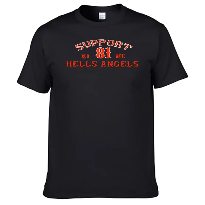 

Support 81 Hells Angels T Shirt 100% Cotton Top Sales Shirt N08