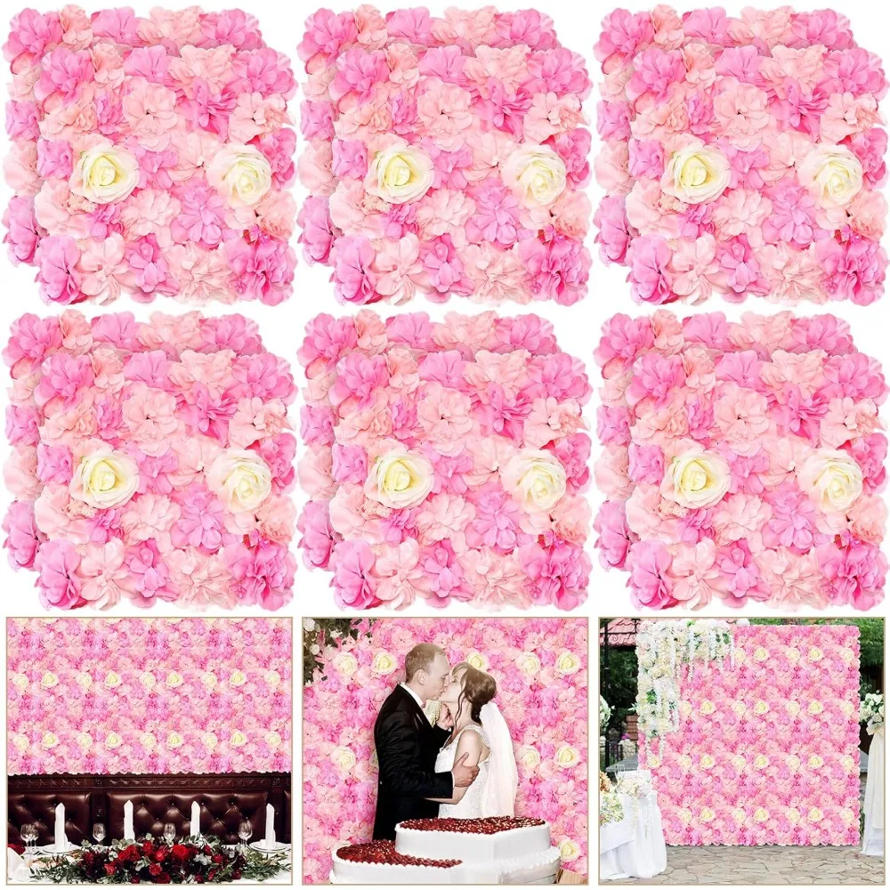 

Party Backdrops Wall Decorative Faux Flower Wall Background for Wedding Home Decoration Background Shop Party Party Backdrops