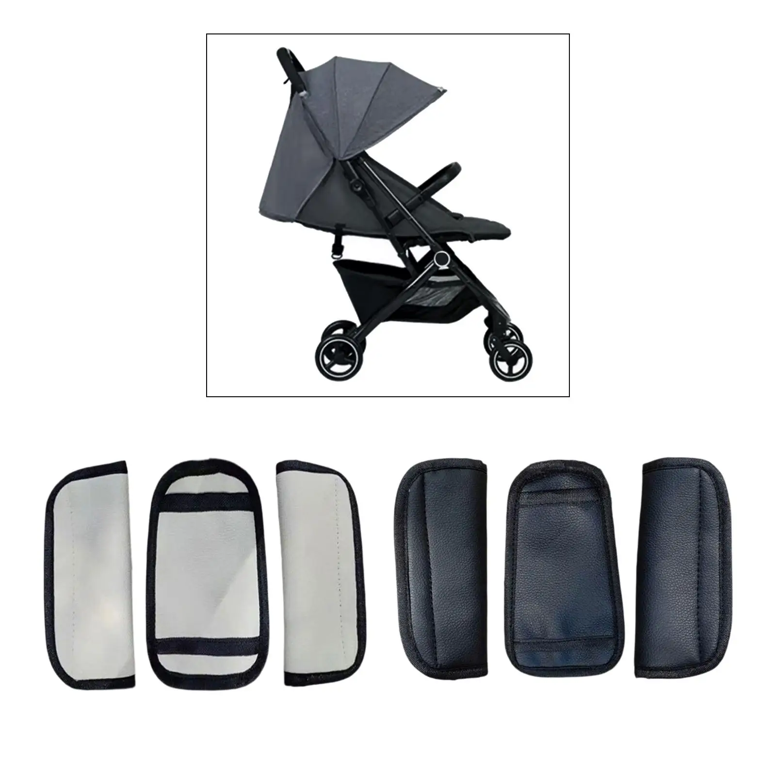 Stroller Shoulder Strap Cover Hip Support Soft Seat Belt Cover for Belt Strap Outdoor Kids Seat Booster Seat High Chairs