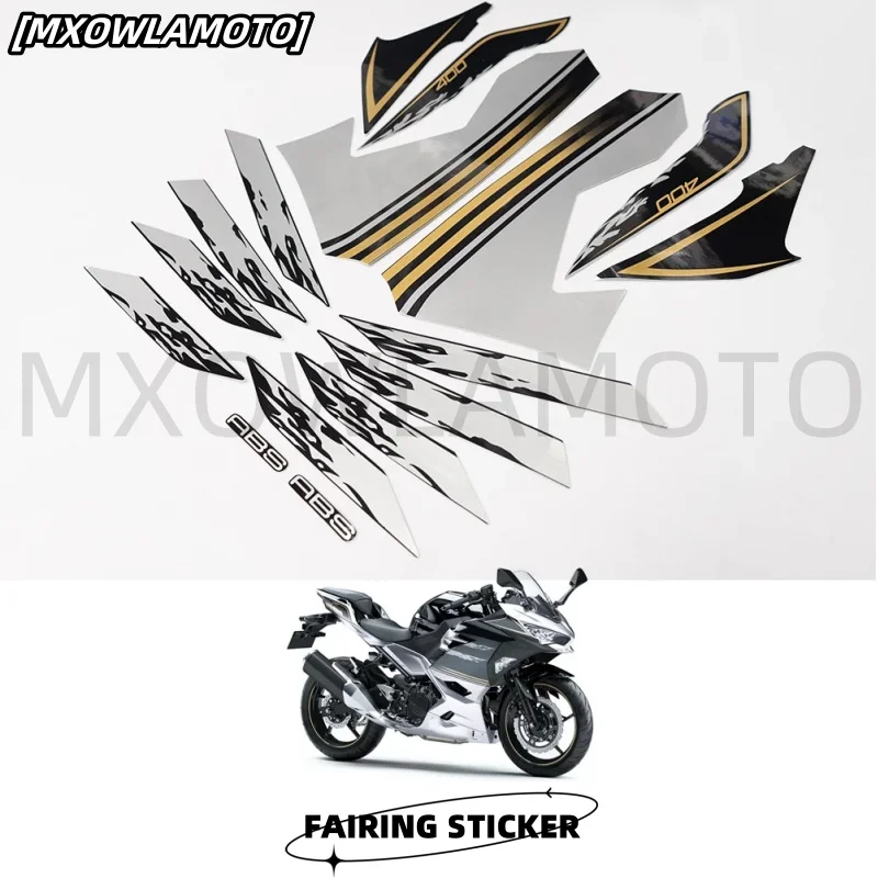 Motorcycle Whole Car Fairing Sticker Decals Kit For 2021 NINJA400 ABS New Stickers  NINJA400 NINJA 400