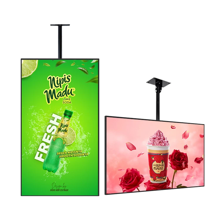 

32 "43" 49 "55" Digital Signage Fast Food Signage Billboard Restaurant Via Menu Board Advertising Menu Screen