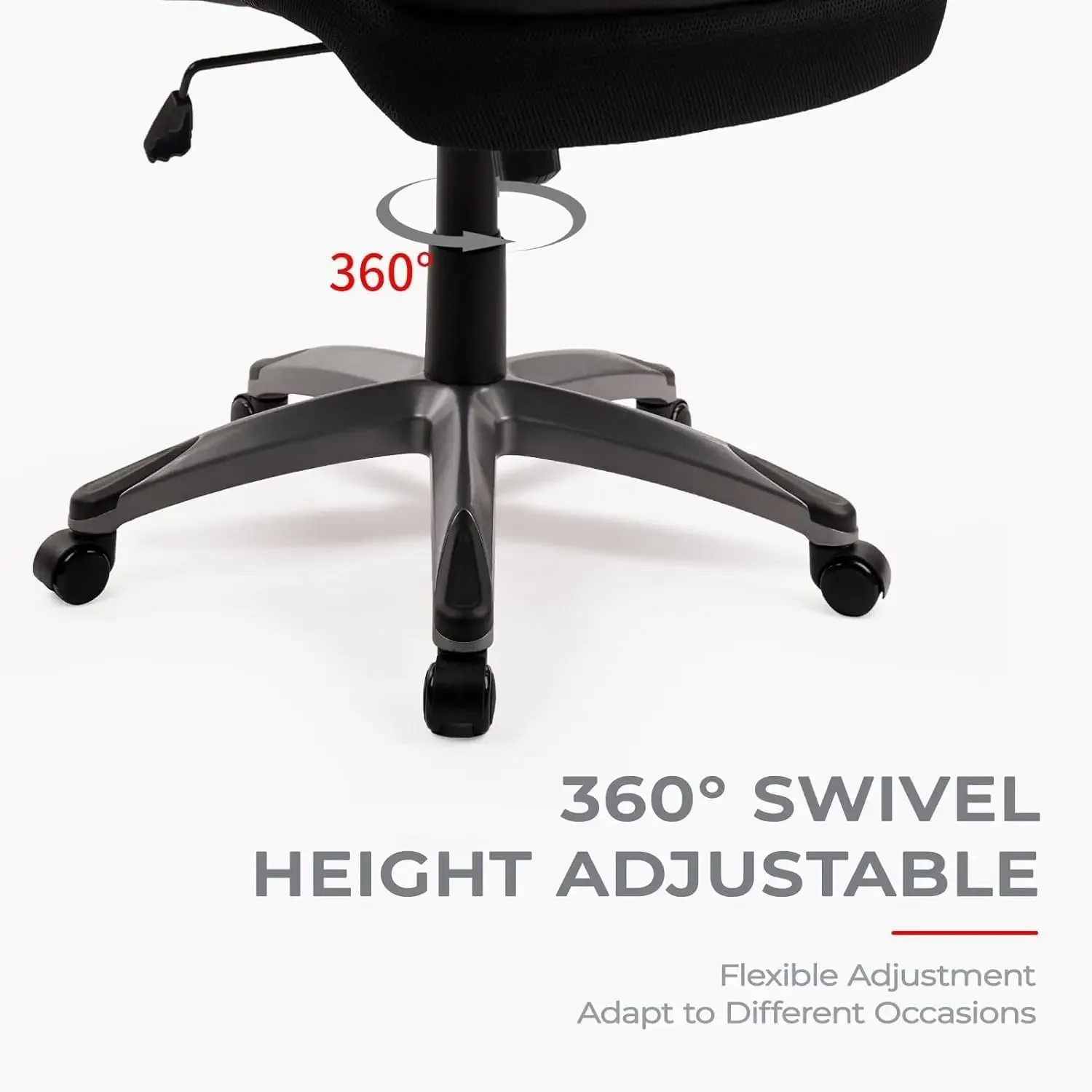 Executive Swivel Computer Desk Chair Ergonomic Adjustable Height Lumbar Support Headrest Armrest Office Chair for Office,Home