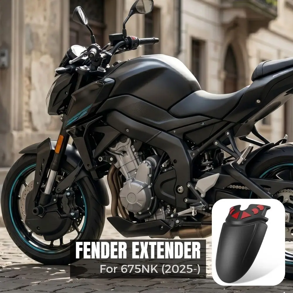 NEW For CFMOTO 675NK 675 NK (2025-) Motorcycle Fender Rear Cover Tire Hugger Mudguard Splash Guard Protector Extended mudguard