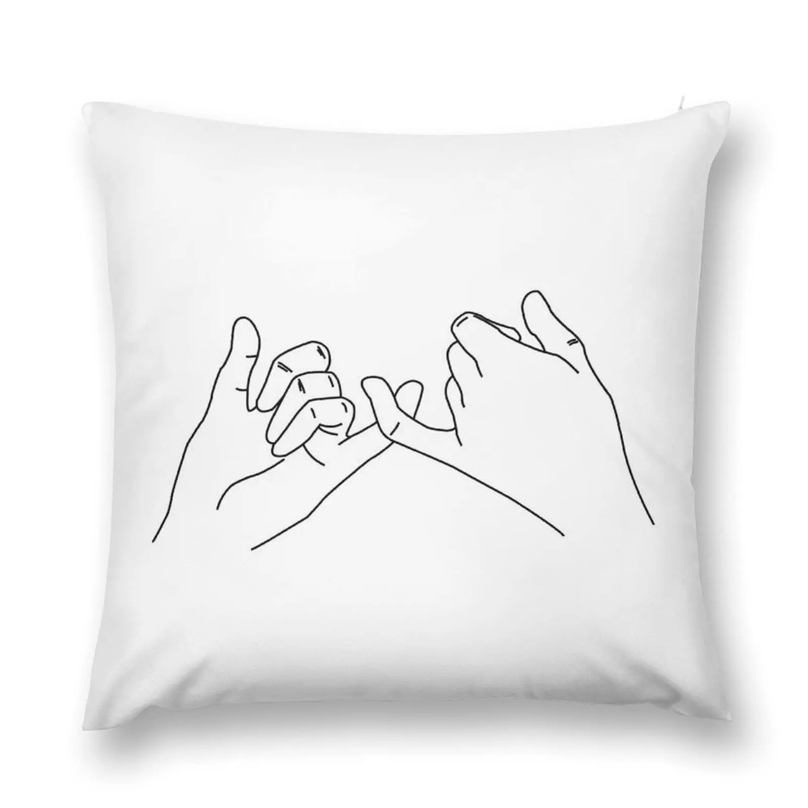 Pinky Promise Throw Pillow Cushion Cover For Sofa Decorative Cushion pillow