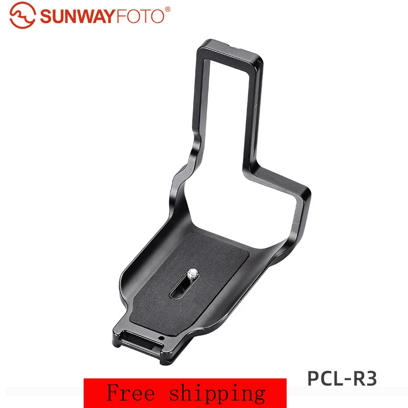 SUNWAYFOTO Dedicated L-bracket for Canon EOS R3Tripod Head Specific Aluminum Quick Release Plate for Canon EOS R3