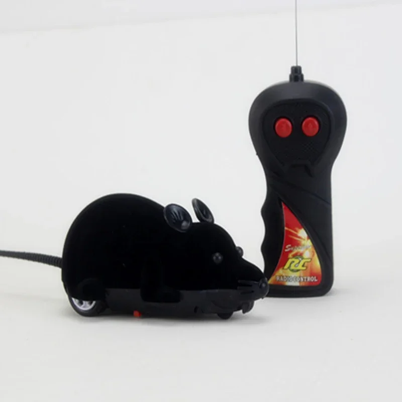 Rat Funny Cat Toy With Remote Control Multicolor Mouse Cute Wireless Controlled Toy Rat Pet Supplies Cat Pet Supplies