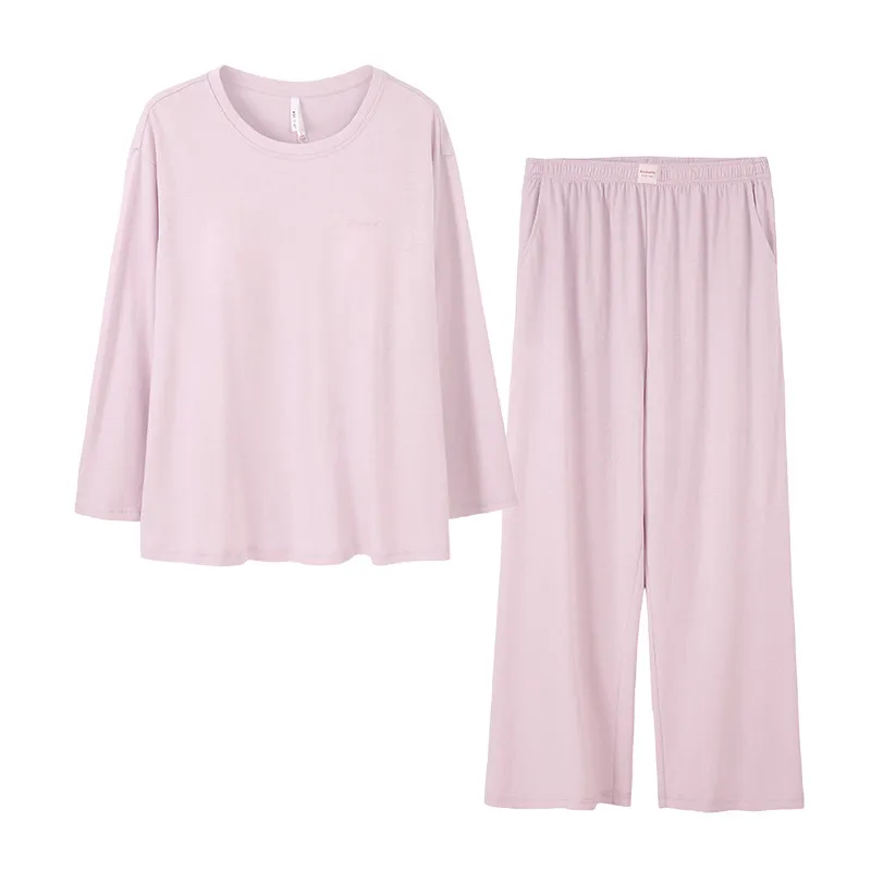 anziban-couples-sleepwear-2026-spring-summer-thin-long-sleeve-knitted-pure-cotton-casual-loose-fit-home-clothes-set-for-youth