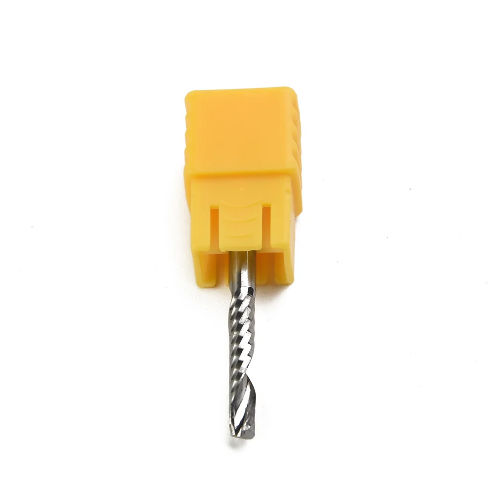 

1/8\\\" 17mm Milling Drill Kit Spiral 5pcs Carbide Router Bit End Mill Cutter Set Single Flute Engraving Metalworking