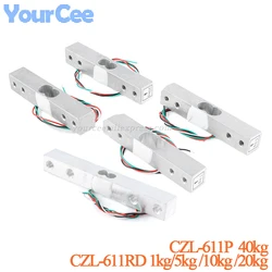 Electronic Scale Aluminum Alloy Weighing Sensor Load Cell Electronic 1kg 5kg 10kg 20kg 40kg 50kg for Kitchen CZL-611RD CZL-611P