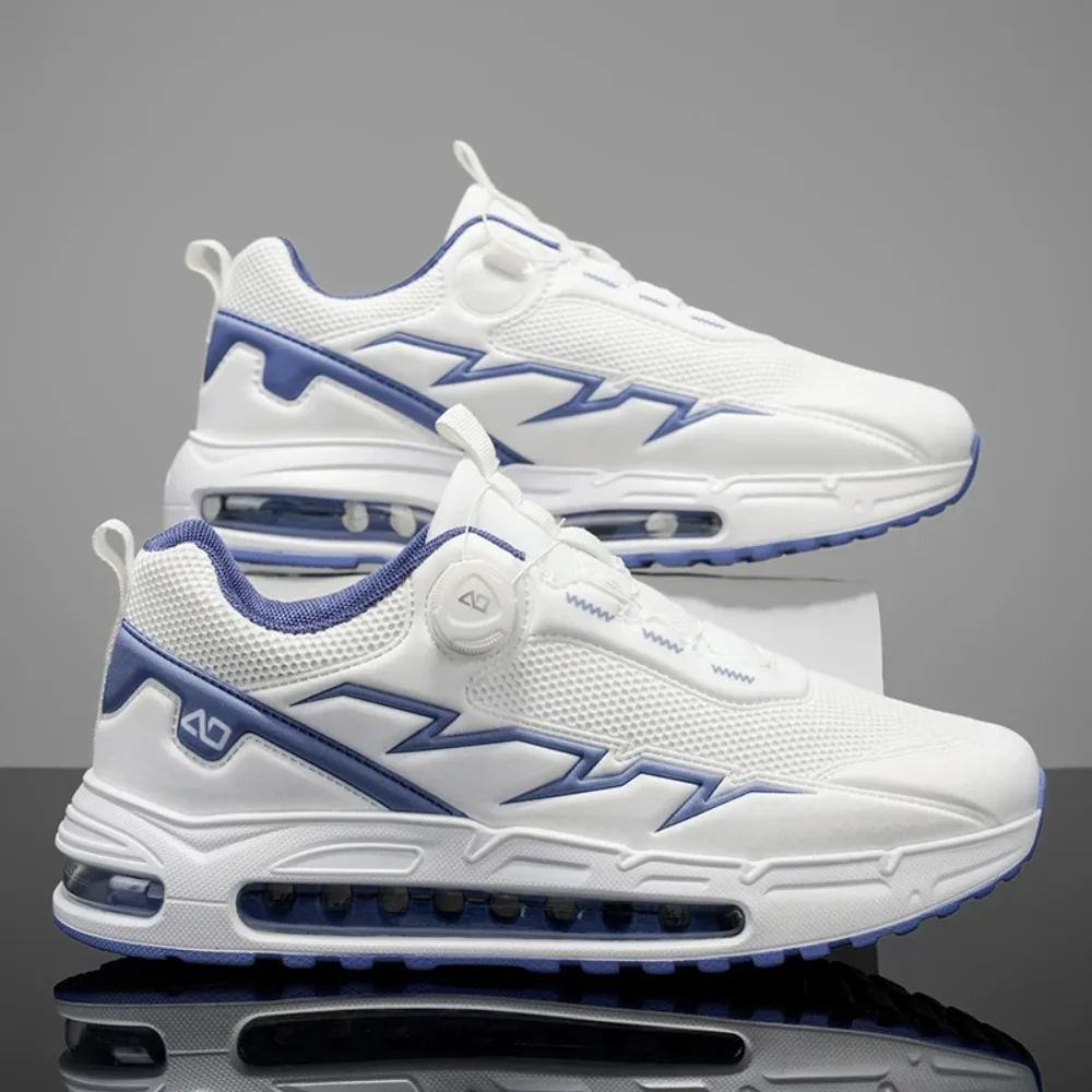 2025 nouvelles chaussures pour hommes automne respirant bouton rotatif pratique maille sport Sports de plein air loisirs course et randonnée chaussures