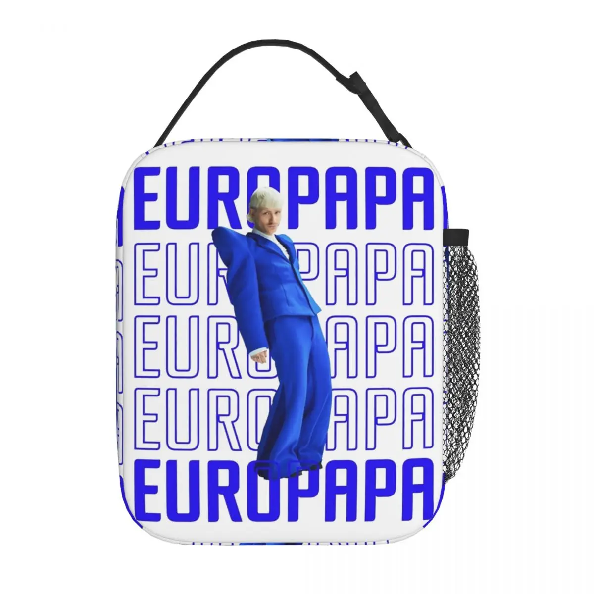 

Eurovisions 2024 Joost Klein Europapa Insulated Lunch Bag Food Container Bags Portable Thermal Cooler Lunch Boxes For Picnic