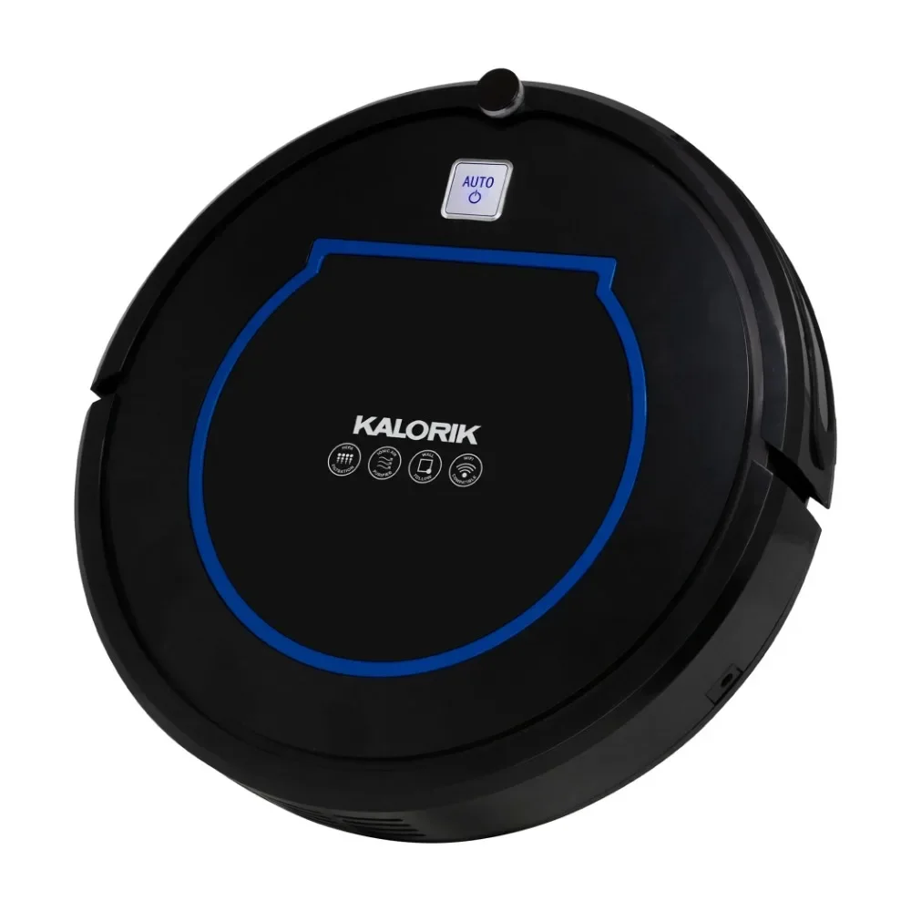Home Smart Robot Vacuum Pro con tecnologia Ionic Pure Air, nero e blu RVC 47730 BK