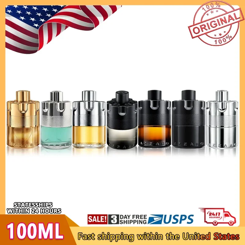 100 مللي أزارو أراد سلسلة أو دو برفوم رذاذ فرنسي أصلي عطور فاخرة كولونيا للرجال عطر فيرومونات جذب النساء