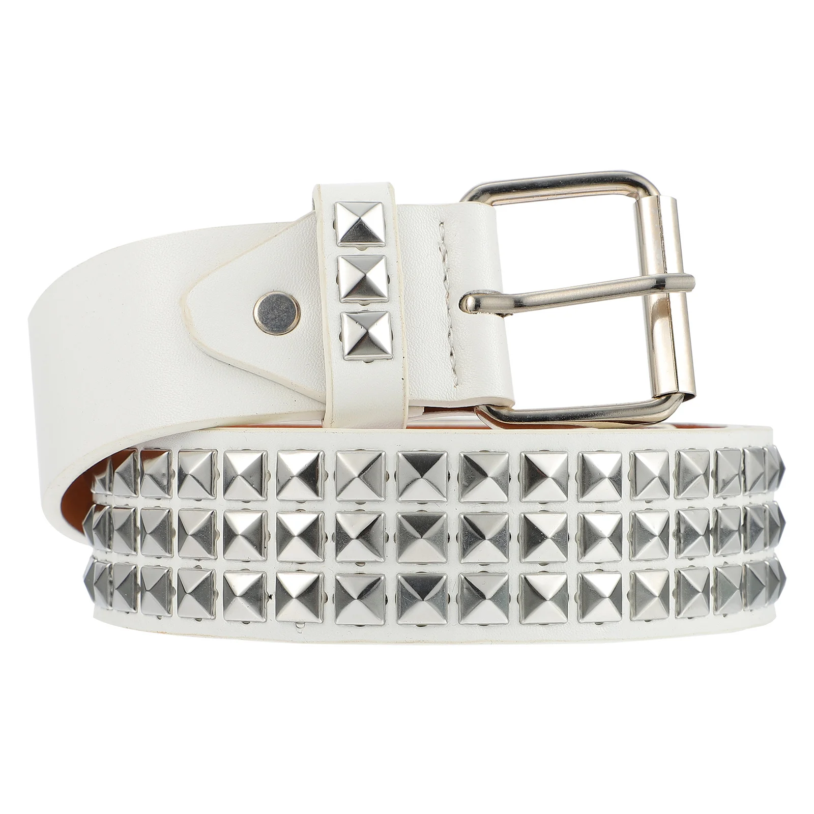 

1Pcs Decorative PU Waist Belt Rivet Fashion Belt Durable Lightweight for Daily Party Decorative Waistband