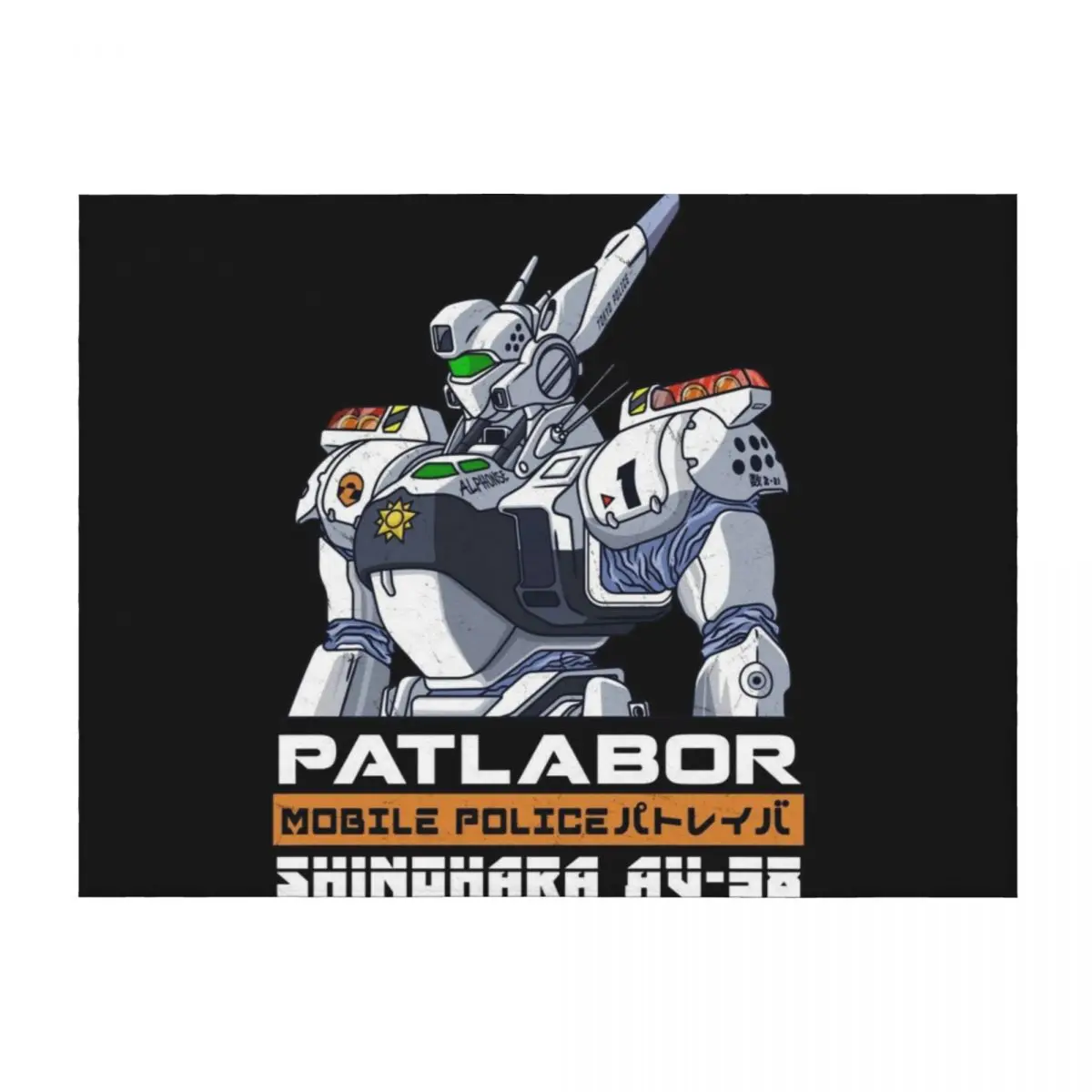 

Patlabor Throw Blanket Personalized Gift for sofa Soft christmas decoration Blankets