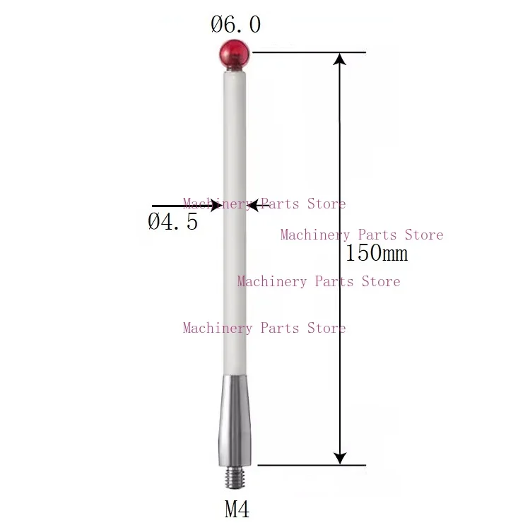 1PC CNC Probe Machine Tool Stylus High Precision 6.0mm Ruby Ceramic Rod Probe Test Head for BLUM Parts A-500-3709/3712