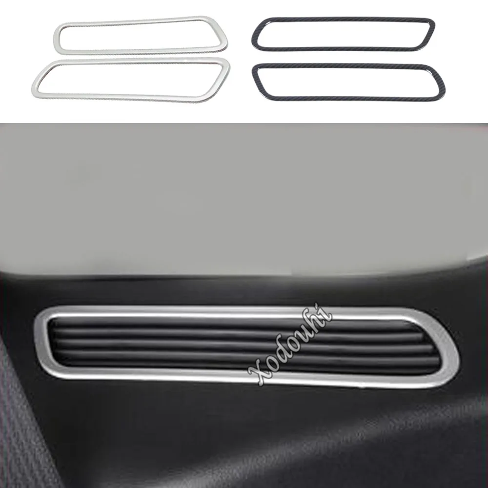 For Ford Explorer U625 2019 2020 2021 Car Sticker Garnish Cover Frame Lamp Trim Third Row Back Air Condition Outlet Vent 2pcs