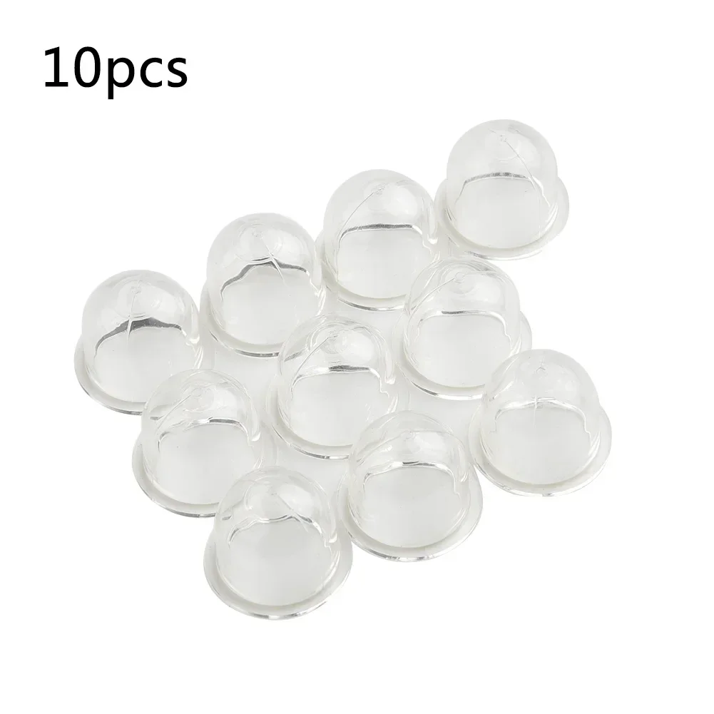 10 Uds bomba de combustible transparente bombilla de imprimación de carburador 19/22 Mm burbuja de aceite para motosierras soplador recortador