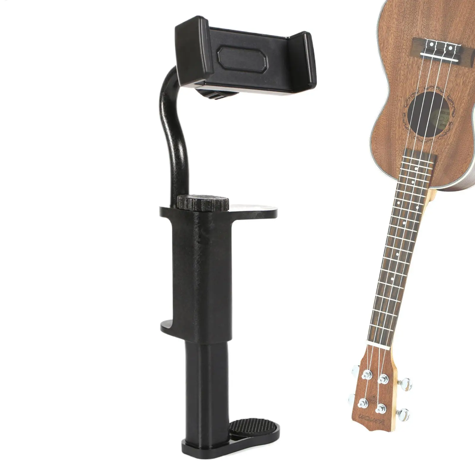 Gitarre Telefon Halter Clip 39 Zoll klassische Gitarre Telefon Ständer schwarz 40 Zoll 41 Zoll Folk Gitarre Telefon Ständer Smartphone Clip Klemme
