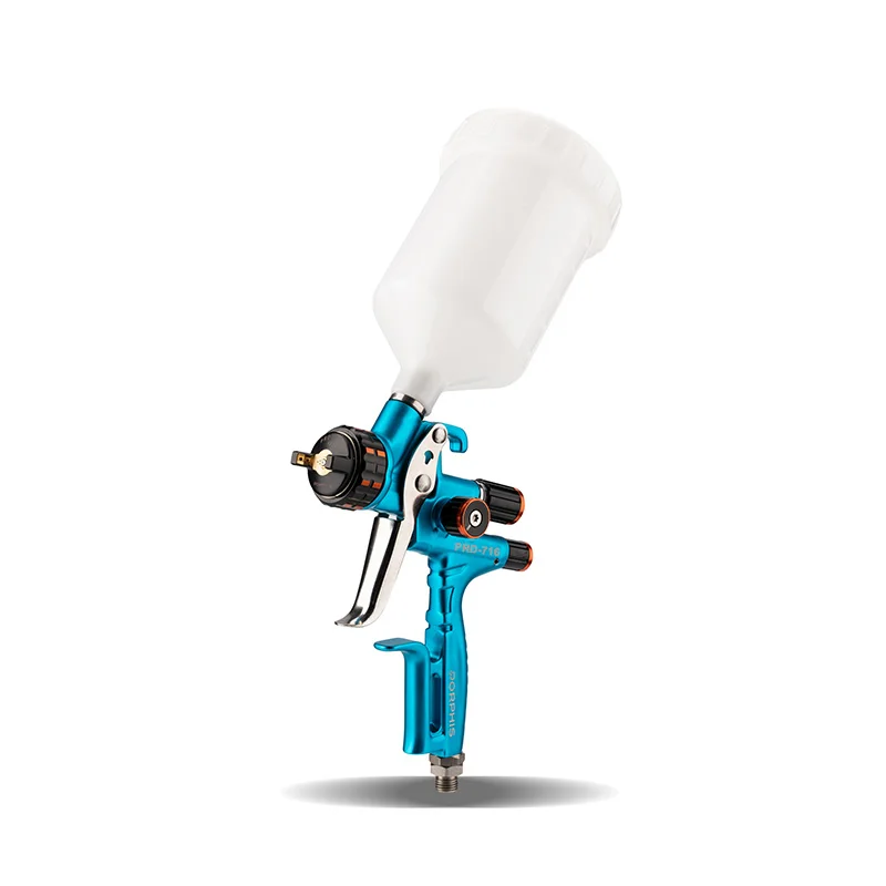 

Original PORPHIS HVLP Spray Gun PRD-626 1.3mm Nozzle with 650ml white plastic cup For Car Painting Aerograph Repair Spray Gun