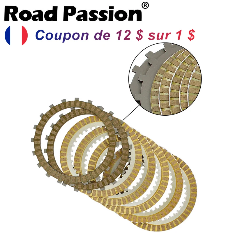 Kit de plaques de disque de friction d'embrayage de moto, Road Passion, Hurbike, Suzuki Mnightlife R, VZR1800, M109, M 109 R, VZR 1800, 2006-2011, 7 pièces