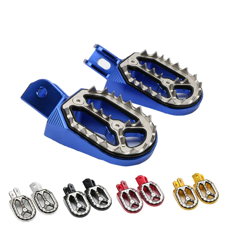 

2pcs motorcycle accessories far away from the road motorcycle ATV decoration accessories CNC pedal universal footprint