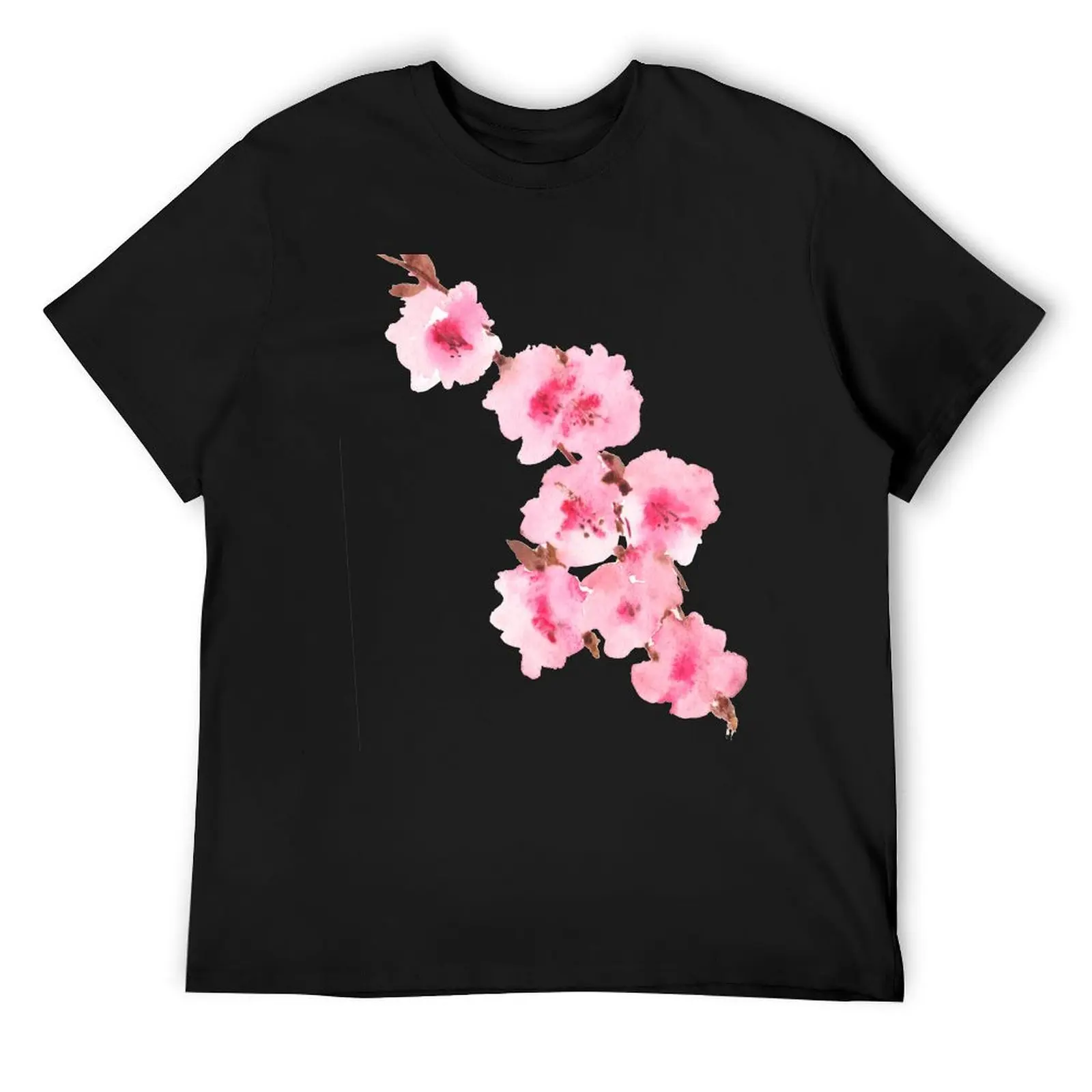 Sakura Cherry Blossom T-Shirt blue archive sweat rapper graphic tees customs tee shirts for men