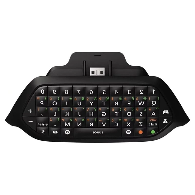 Y45A-For ONE Series X/S Gaming Chatpad Keyboard With Wireless Controller, 3.5Mm Audio Jack, Backlit Design, Plug And Play Elite