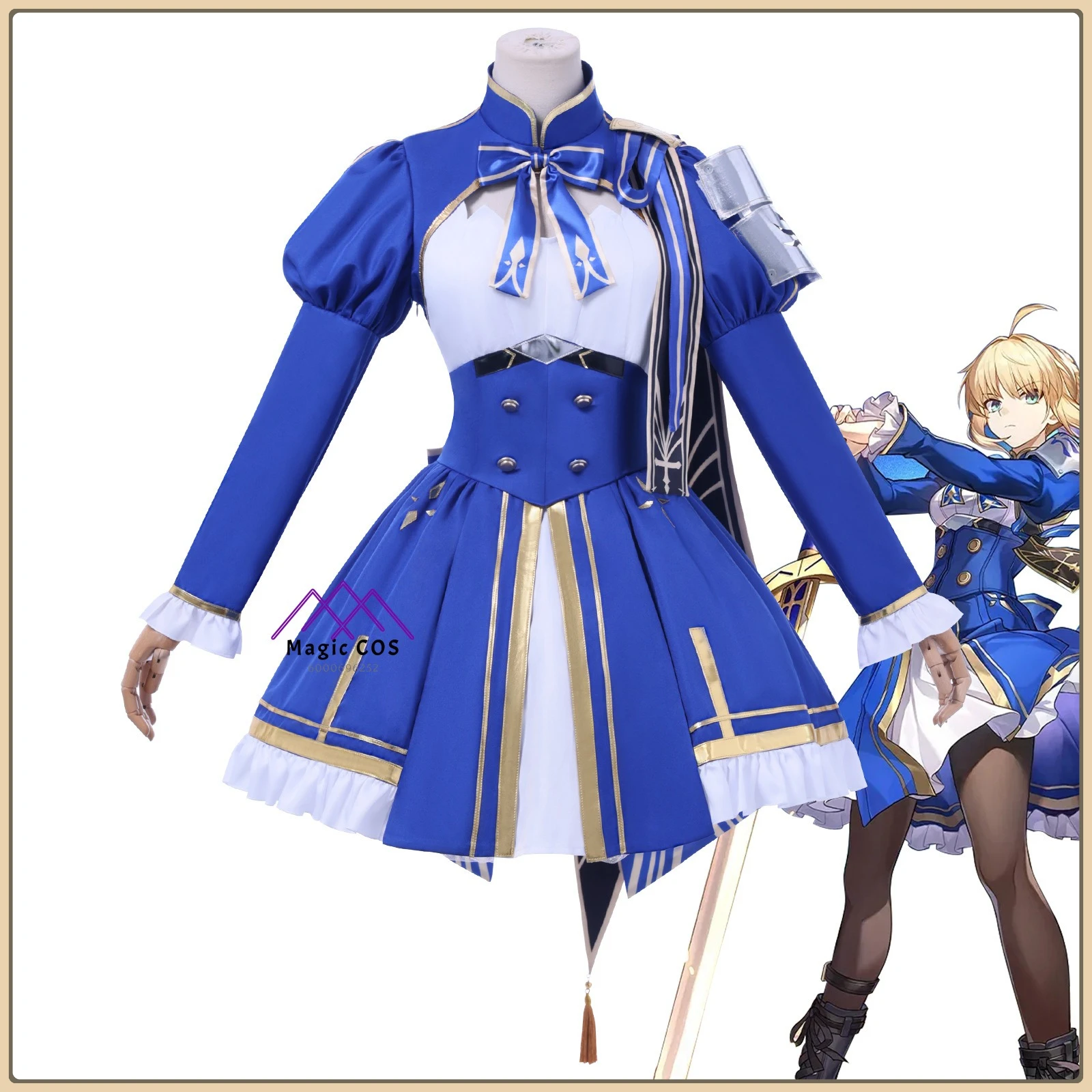 

Honkai: Star Rail Crossover Saber Cosplay Costume Anime Character Style High Quality Anime Outfit for Women Comic Con Party
