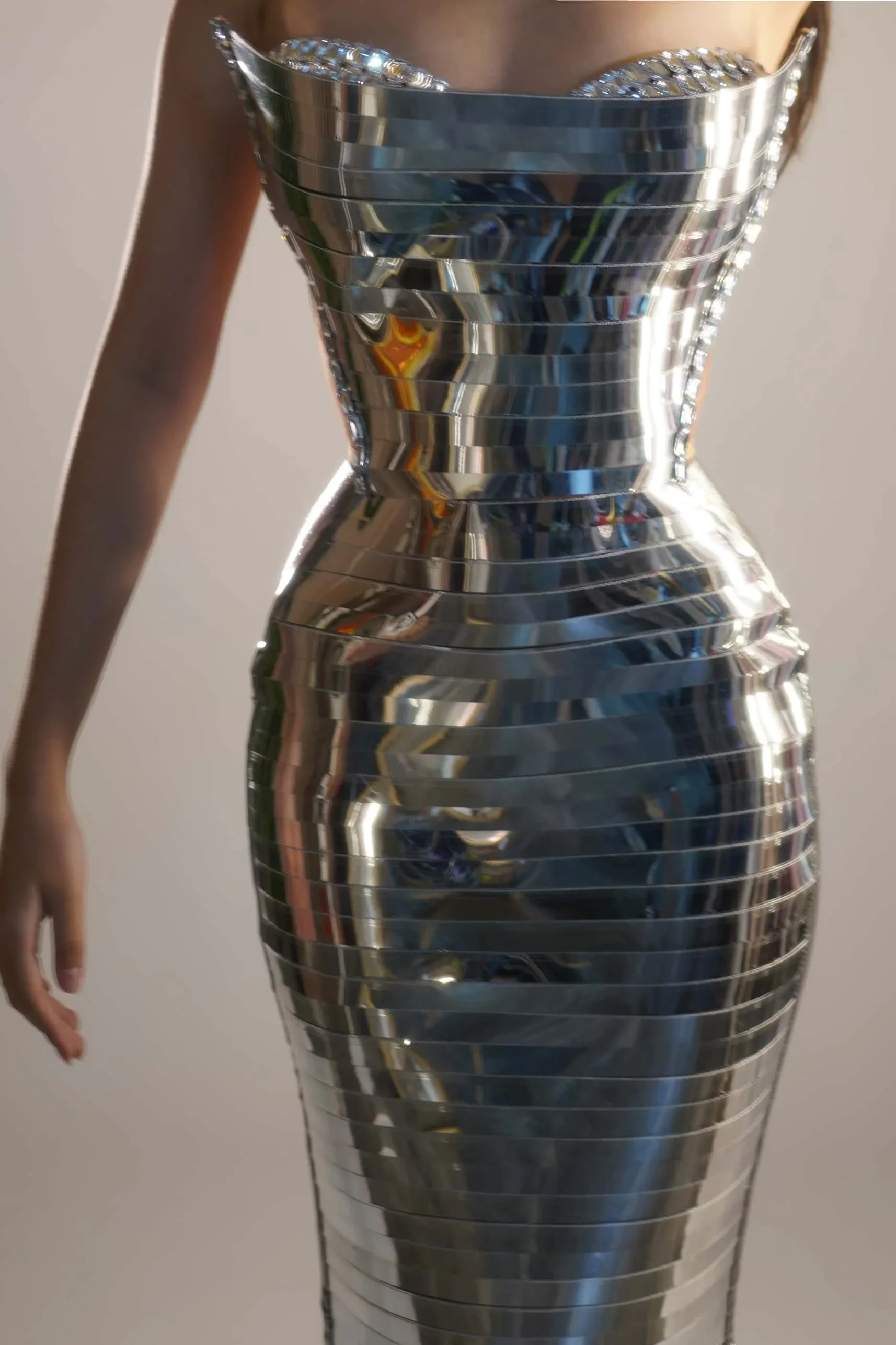 Luxury party outfit Silver Sequins Long Tube Dress Evening Prom Birthday Celebrate Dress Women Photo Shoot Wear Stage Costume