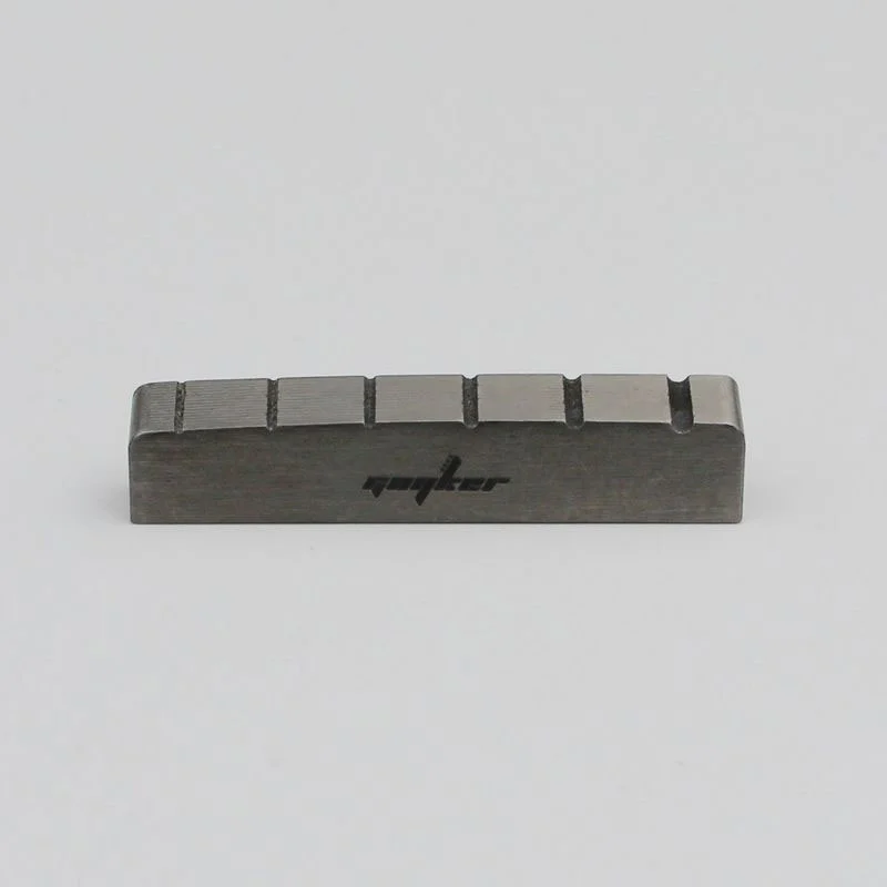 Guyker 43mm 42mm Guitar Titanium Alloy Nut - Pre-Slotted Nuts Replacement Part for LP Electric Guitar