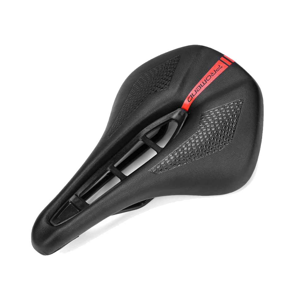 PROMEND MTB Bicycle Ergonomic Short Nose Saddle 160mm Wide Comfort Long Trip Light Weight Thicken Soft Buffer Seat