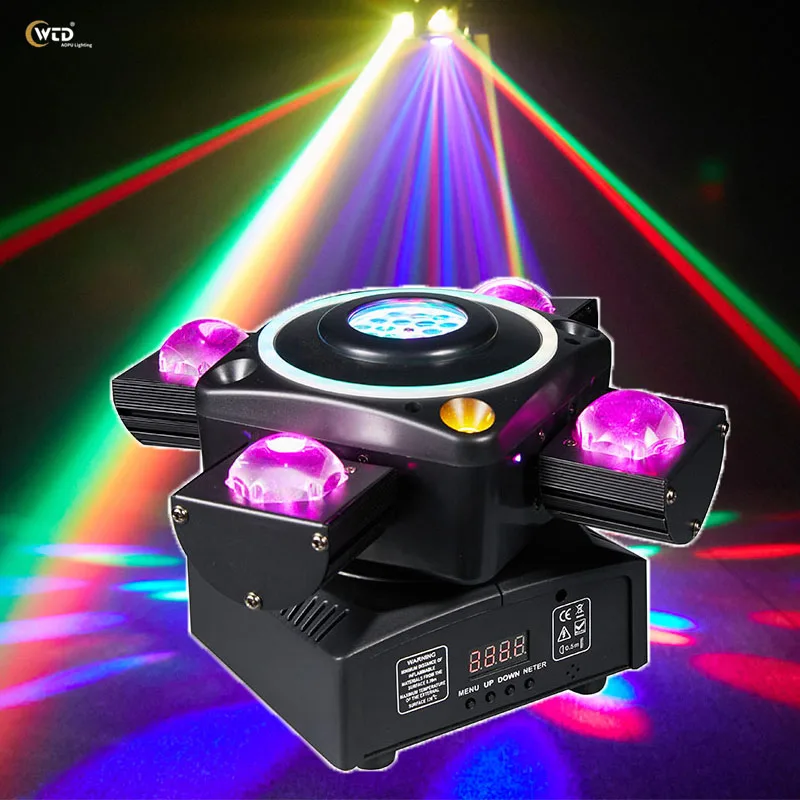 

AOPU New 90W Disco Stage Lights Moving Head Laser Light Led Strobe Light for DJ Club