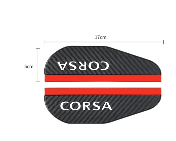 2pcs Carbon fiber Car Rearview Mirror Rain Eyebrow Sticker For Opel Astra Insignia Corsa Vectra Mokka Meriva Vivaro CrosslandX