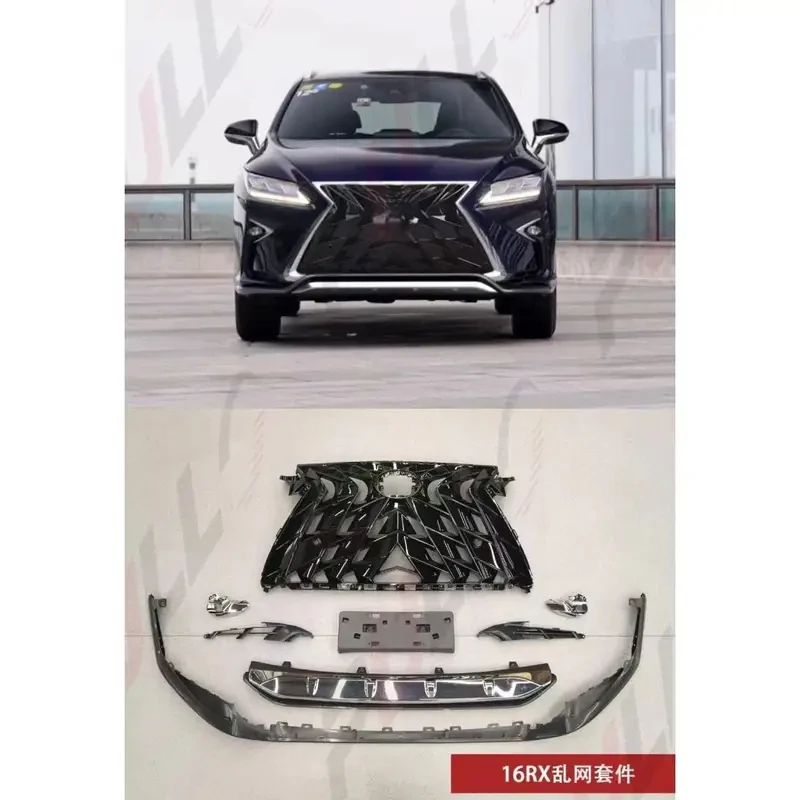 Premium New Car Bumpers BodyKit, 2016 RX Upgrade to 2020 RX F-sport Model, Front Bumper Assembly with Auto Lamps