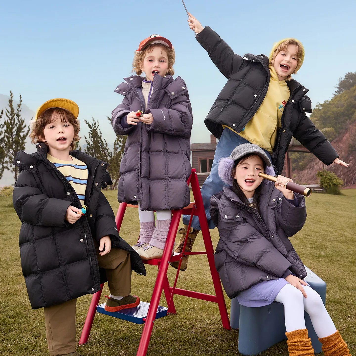 OLEKID 2026 Winter Children Boys Down Jackets 90% Duck Down Solid Hooded Teens Boys Waistcoat 4-14Yrs Junior Boys Long Outerwear