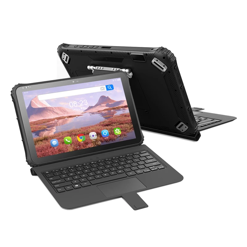 A22G 12.2 Inch 4+64GB Android 10 Rugged Tablet Ip67 rugged tablet android pc With Keyboard POGO PIN NFC GPS Serial port