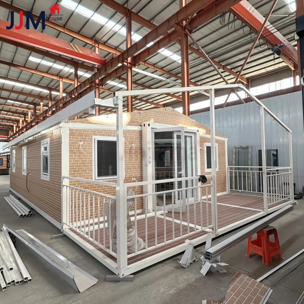 Customized Luxury Blue Wall Prefab House Australia Standard 20ft 30ft 40ft Extendable Container Home Foldable Office Buildin