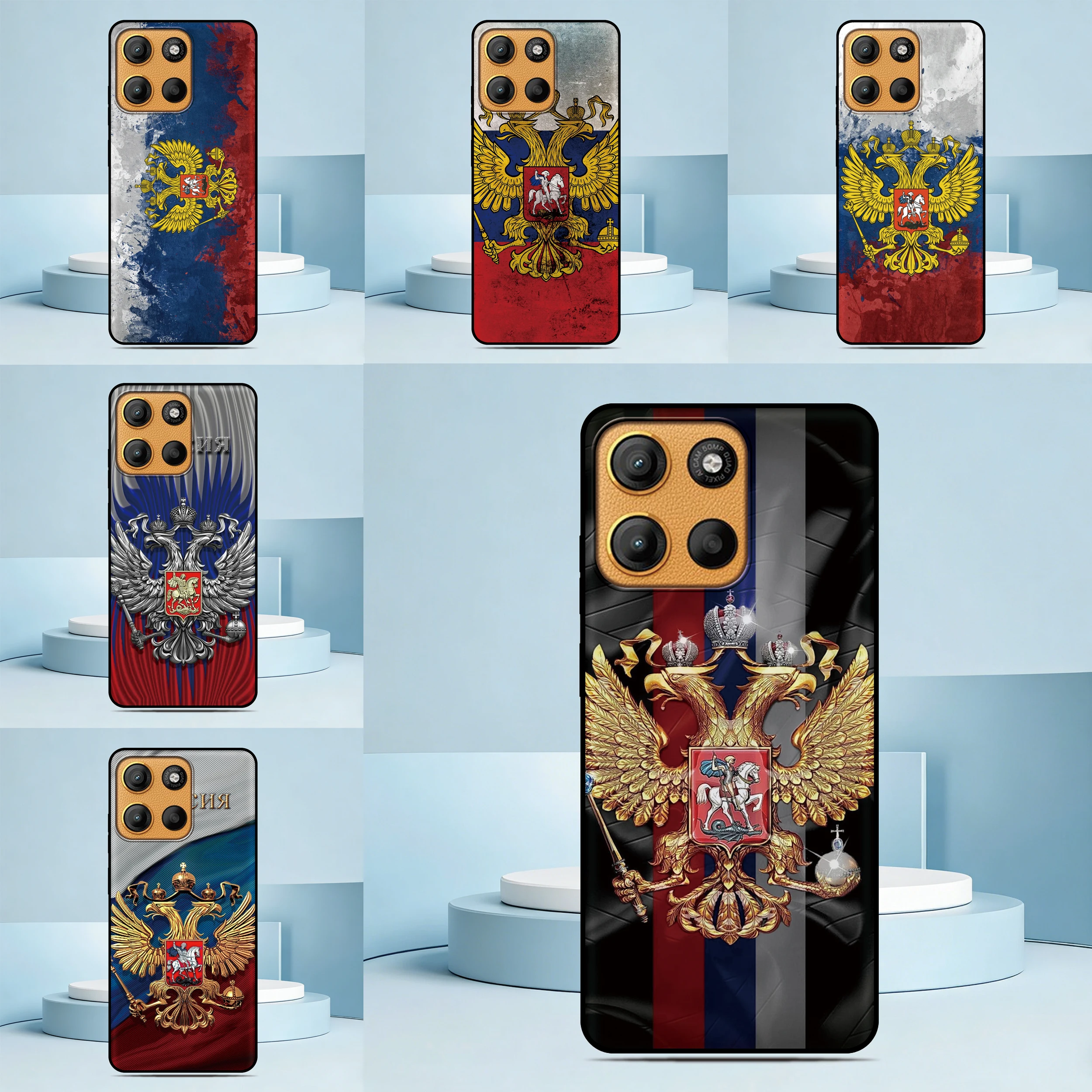 Funda de teléfono con bandera de Rusia, España y México para Cubot A40 X100 A20 A10 Max 5 3 P80 P50 X70 X50 Note 60 50 21 J7 Power, funda personalizada