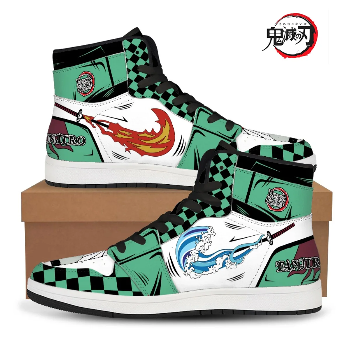 

Demon Slayer Kimetsu No Yaiba Sneakers Basketball Anime Fashion Men's Shoes Women's Shoes Unisex Casual Shoe Custom Holiday Gift