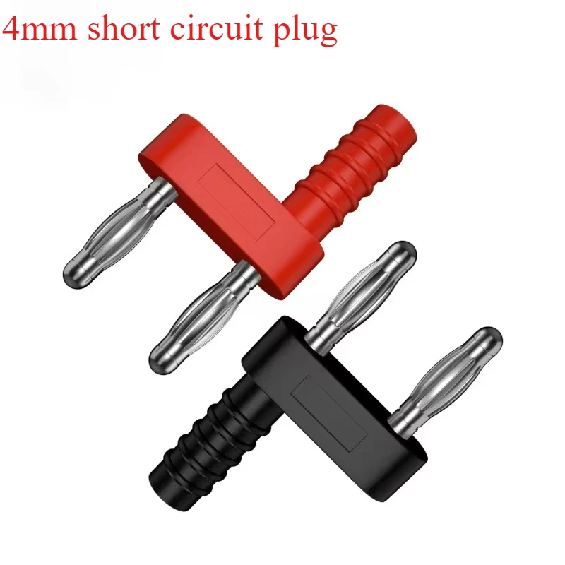 5pcs 4mm Banana Plug Connector Short-circuit Plug Female Terminal Couple Adapter J.20003