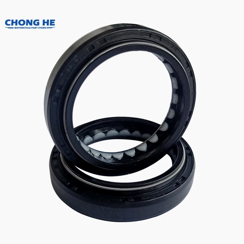 2pc 43x52.9x9.2/11.4 Motorcycle Front Shock Fork Damper Oil Seal 43 52.9 9.2/11.4 Integrated with Spring Oil Seals 43*52.9