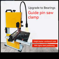 9 Inches Carpentry Band Saw Machine Vertical Small Band Saw Curve Household Metal Cutting Sawing Machine Horizontal Jigsaw