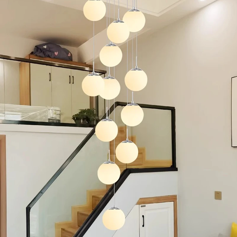 Nordic home decor dining room Pendant lamp lights indoor lighting stair lamp hanging light chandelier lamps for living room