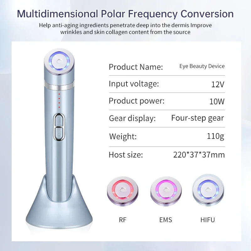 Multifunctionele huidverzorging Schoonheid Face Lift-apparaten, Pulse Face Lifting Radiofrequentie Ultrasone Reinigingstools