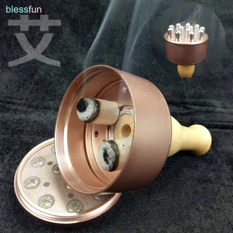 Meridian Brush Massage Scraping Magnetic Therapy Warm Moxibustion Moxa Stick Body Health Care Tool masajeador