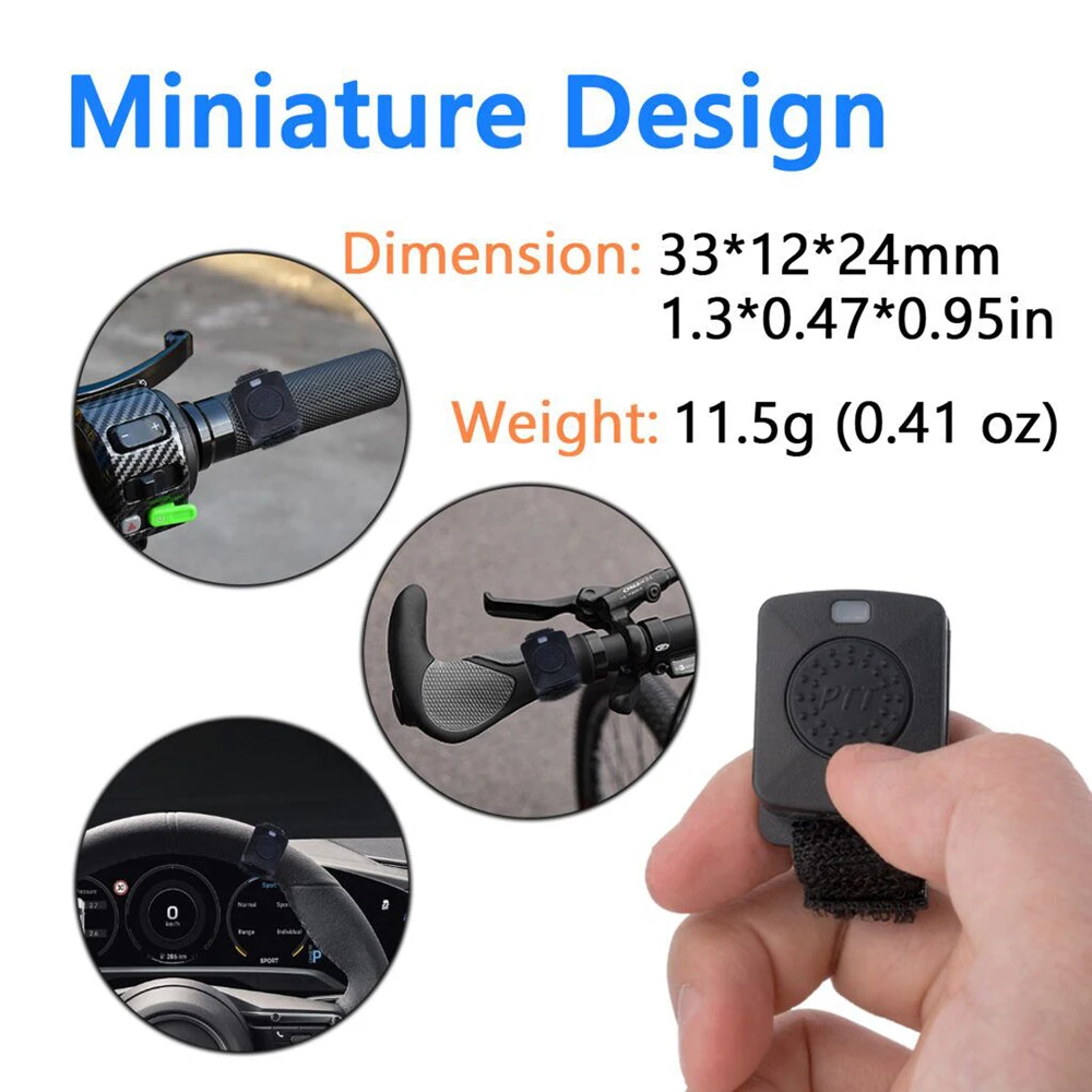 

Bluetooth Wireless PTT Switch ZELLO, Wave Communicator, ESChat, Unity, Streamwide and Many Other PoC Push-to-Talk Apps