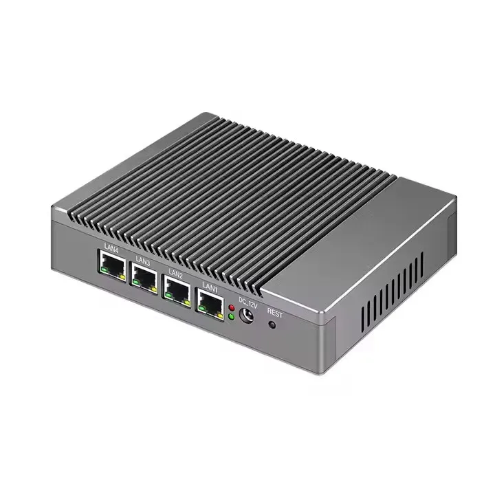 جودة عالية J1900 صندوق الكمبيوتر 4 * LAN عرض كمبيوتر صغير مباشر DDR3 أمن الشبكة للصناعية الجديدة AU CN #4