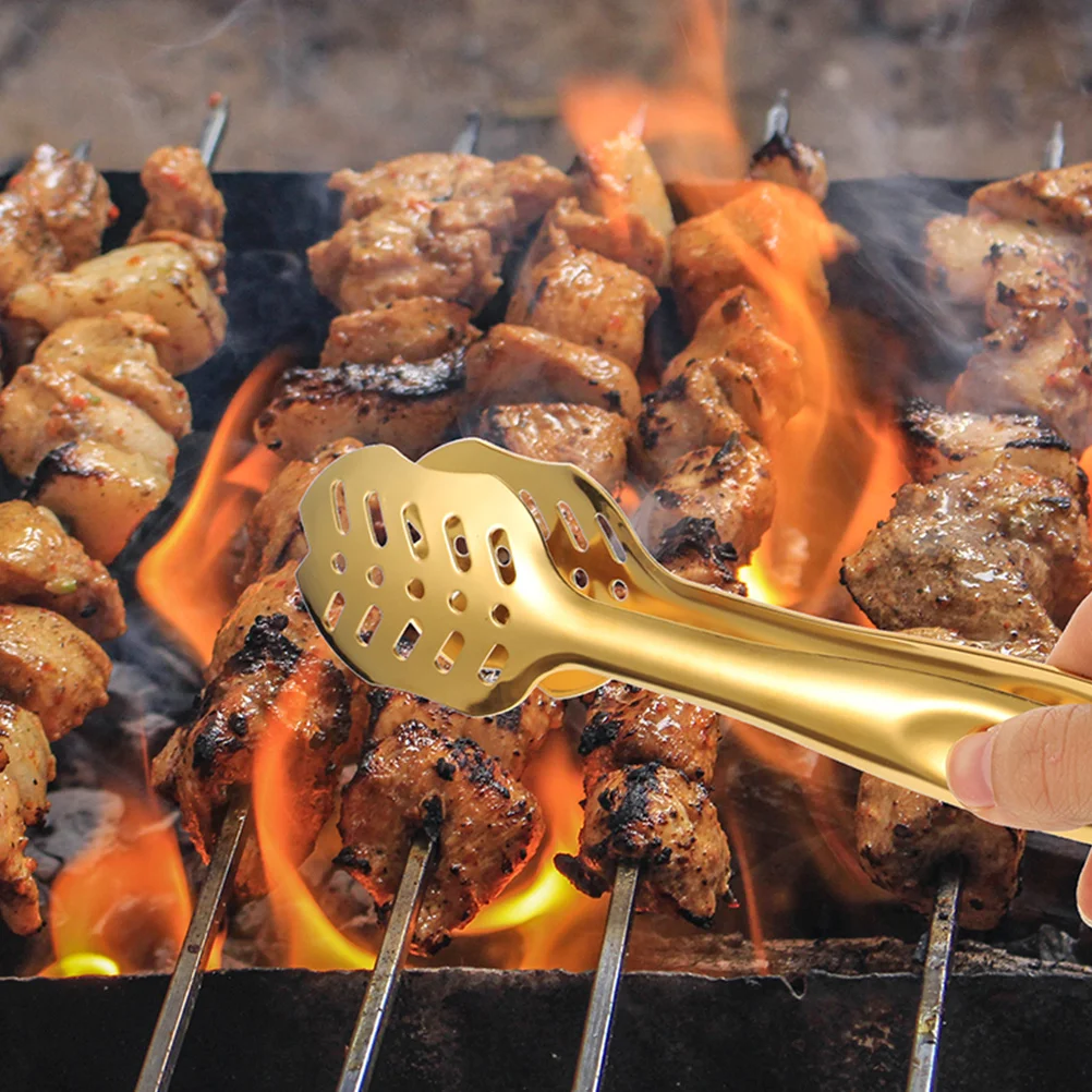

2pcs Food Stainless Kitchen Tools Steel Kitchen Tools Lightweight Ergonomic Design Serving BBQ Party Practical